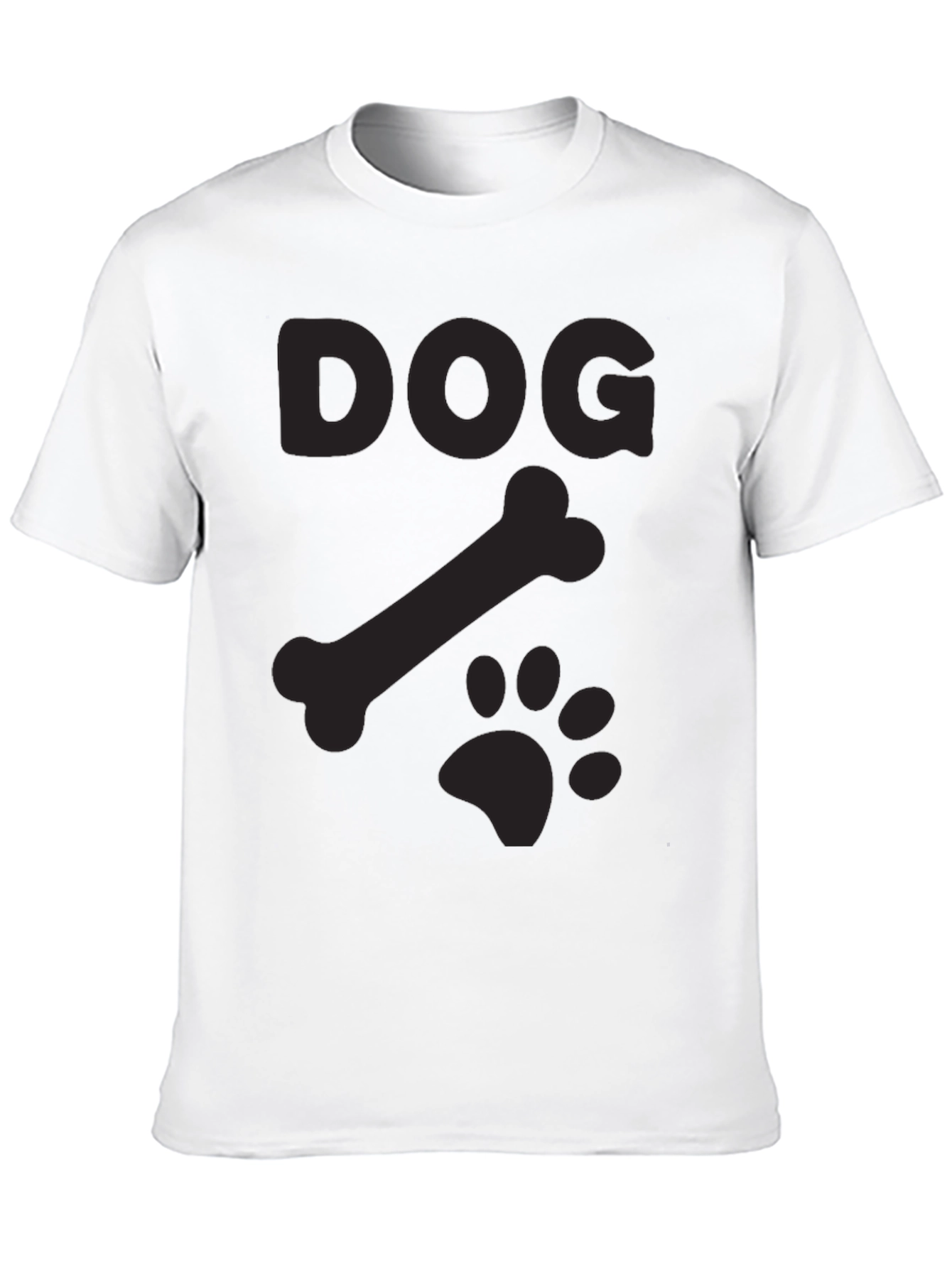 Dog Bone Paw Print T-Shirt