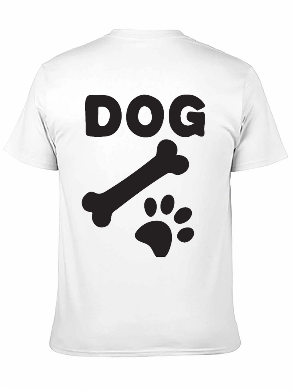 Dog Bone Paw Print T-Shirt