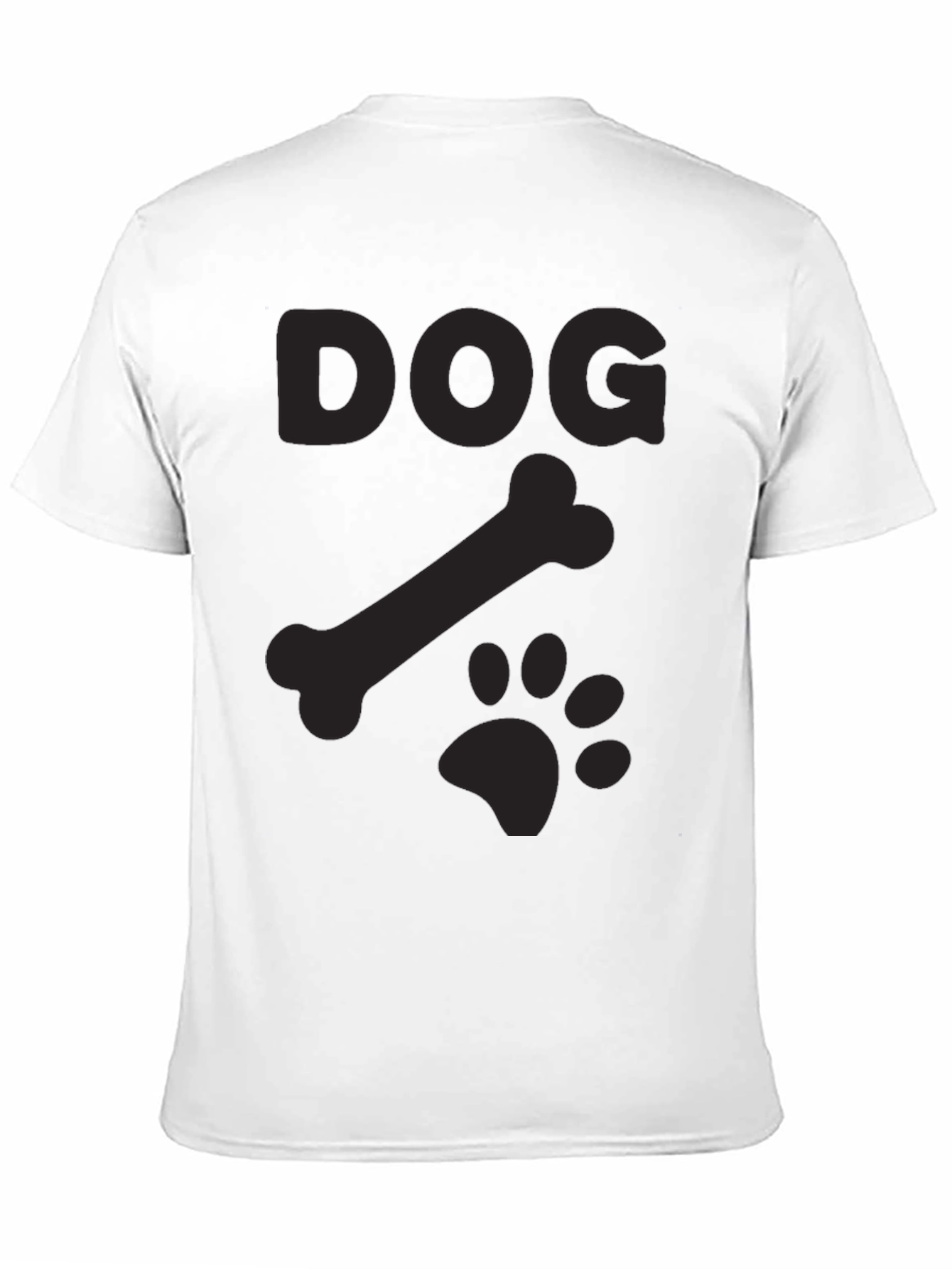 Dog Bone Paw Print T-Shirt