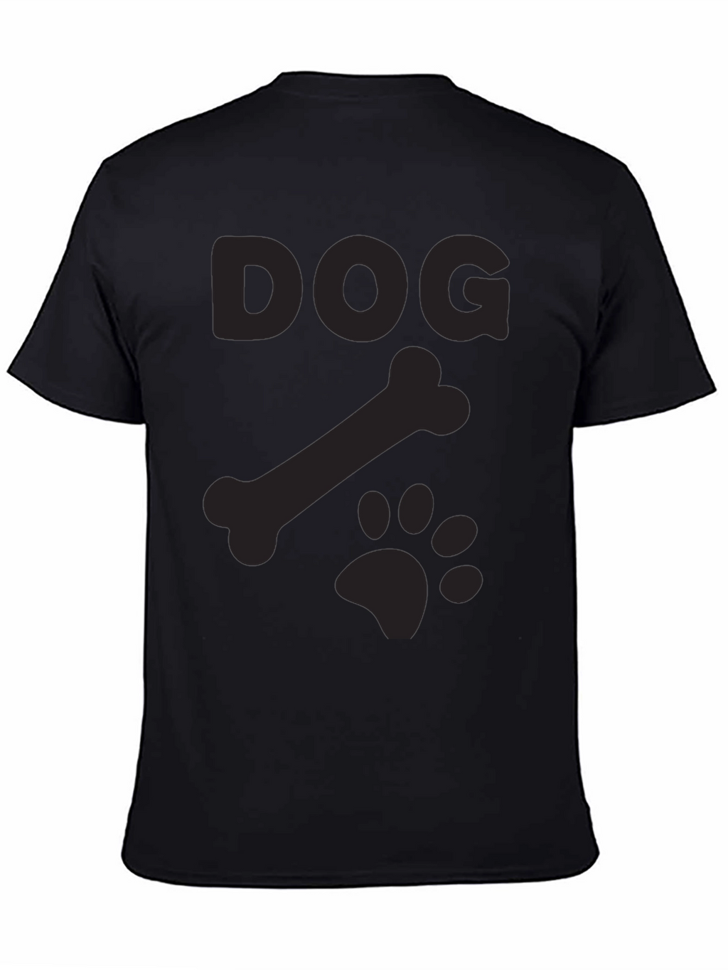 Dog Bone Paw Print T-Shirt