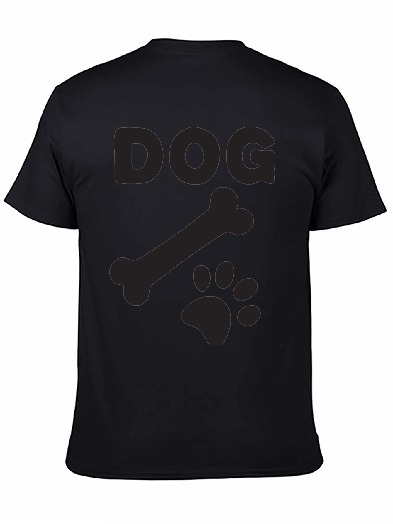 Dog Bone Paw Print T-Shirt