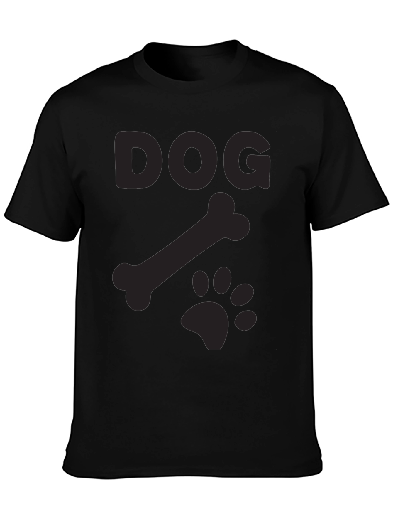Dog Bone Paw Print T-Shirt