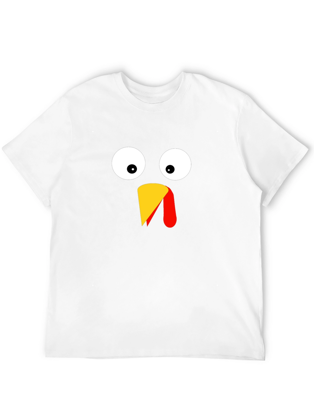 Funny Thanksgiving Turkey Face T-Shirt
