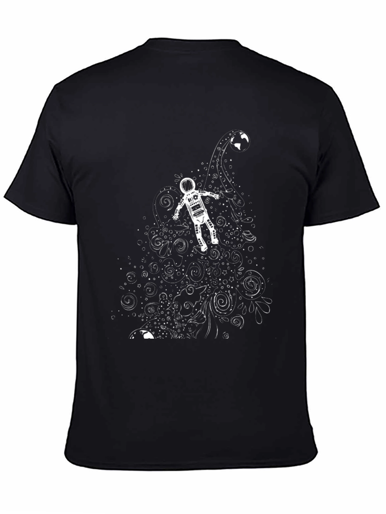 Astronaut in Space Graphic T-Shirt