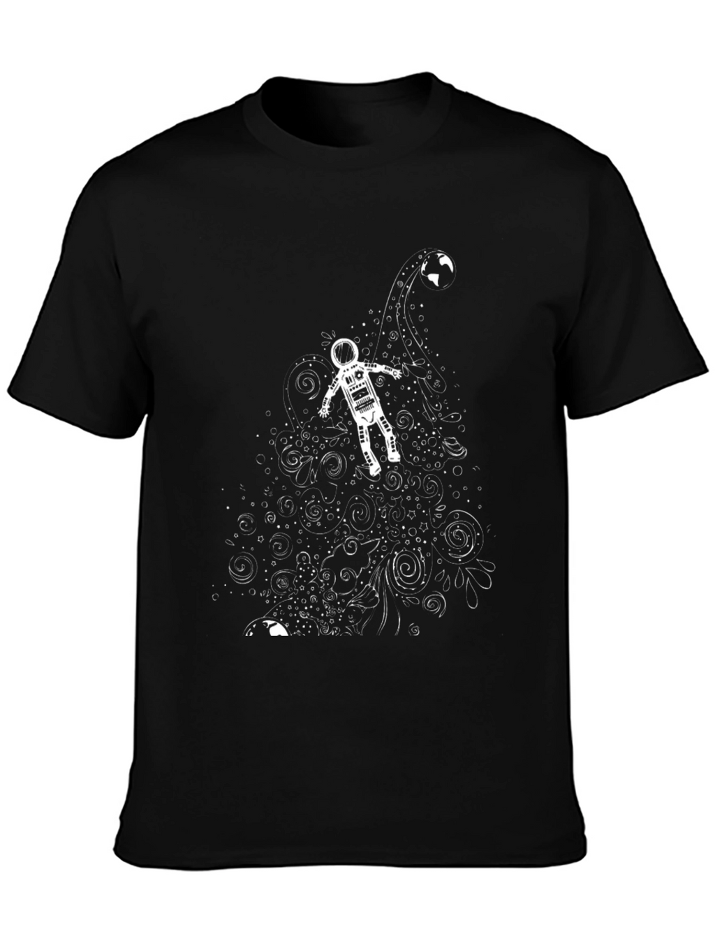 Astronaut in Space Graphic T-Shirt