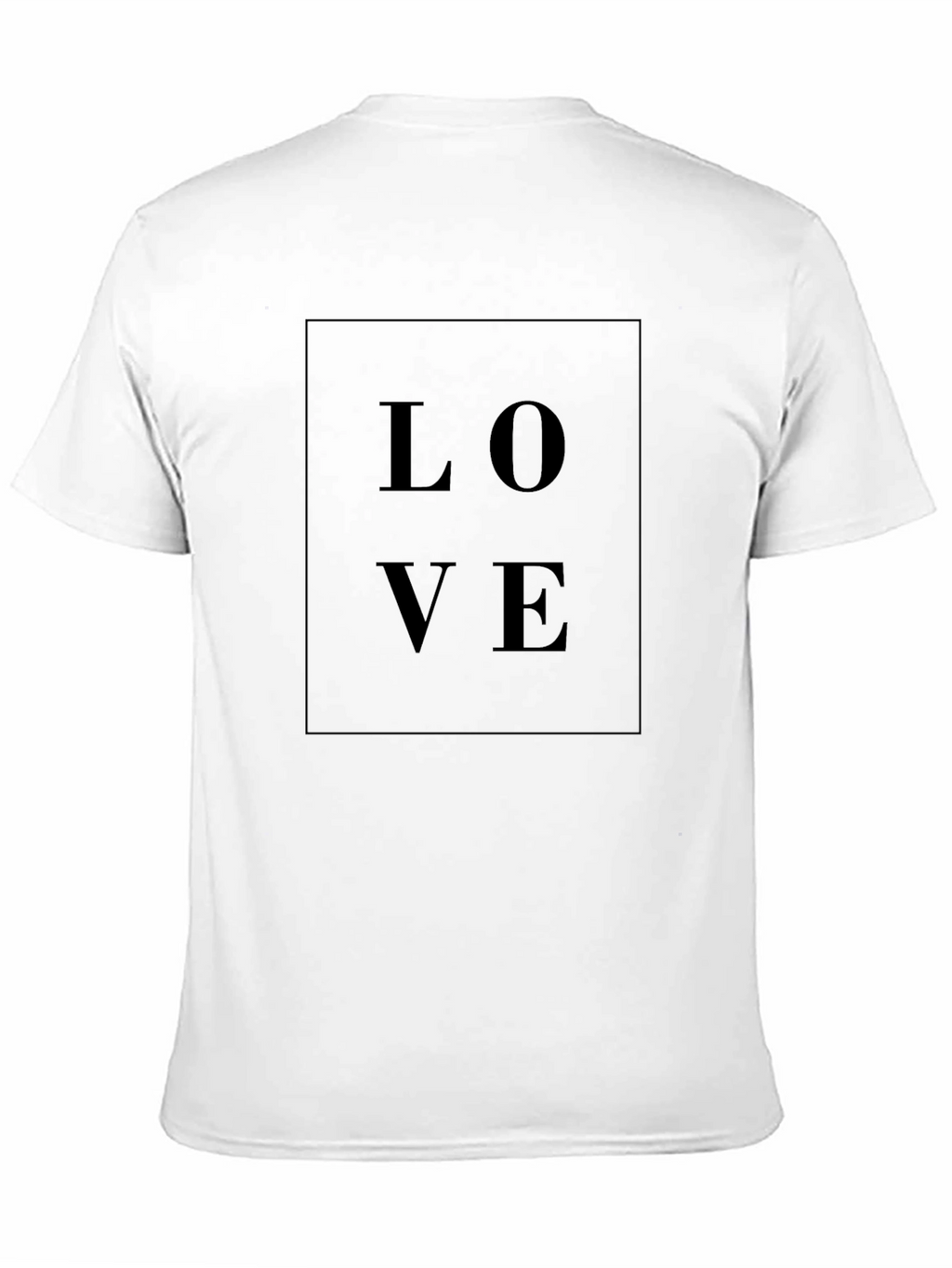 LOVE Graphic Tee - Classic Black Soft Cotton Blend