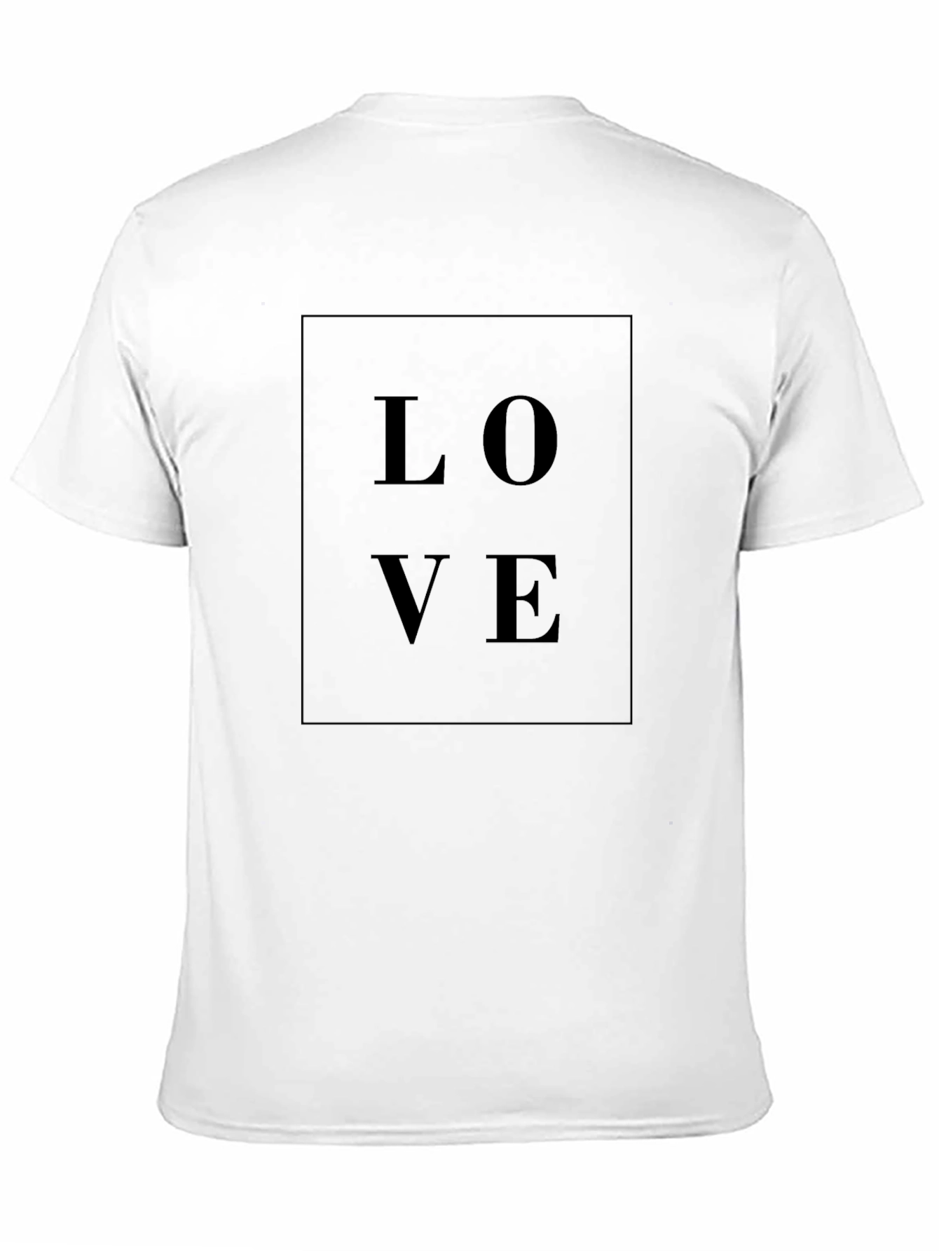 LOVE Graphic Tee - Classic Black Soft Cotton Blend