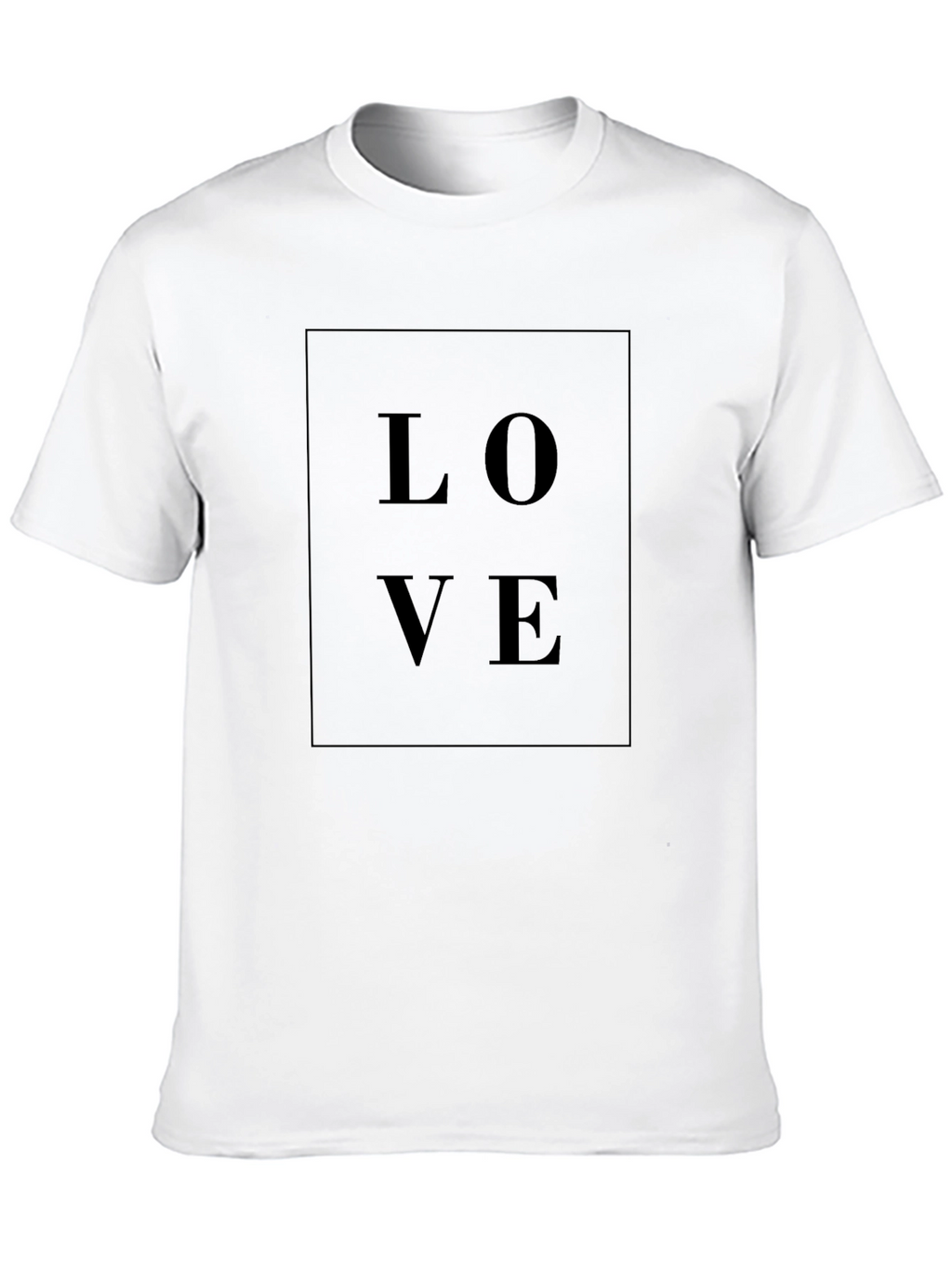 LOVE Graphic Tee - Classic Black Soft Cotton Blend