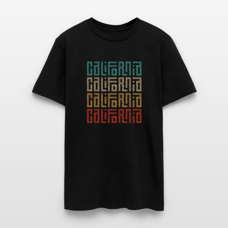 California Vibes Colorful Graphic T-Shirt
