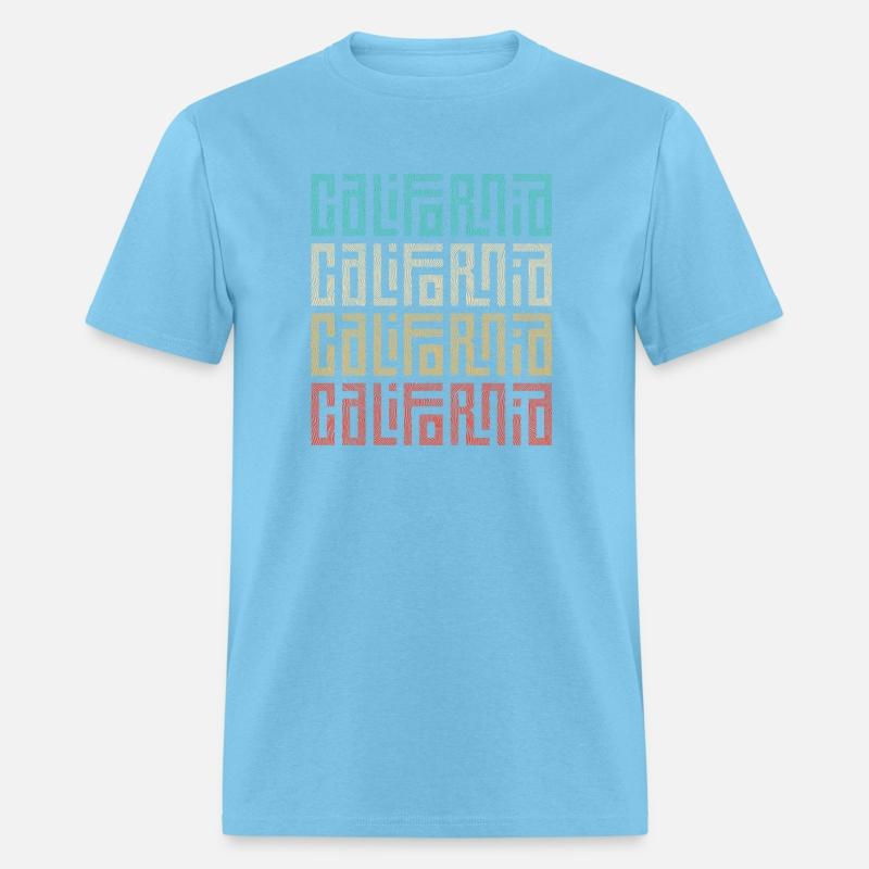 California Vibes Colorful Graphic T-Shirt