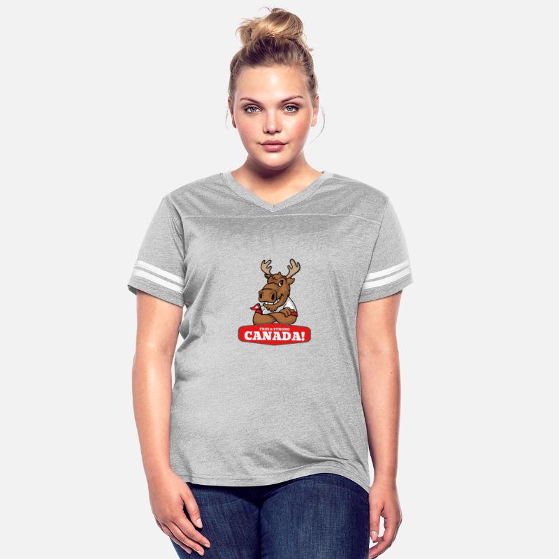 Canadian moose - Free and Strong Canada