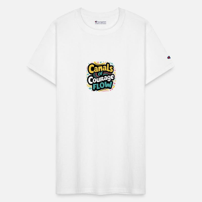 Canals of Courage Flow A Vibrant Art Piece