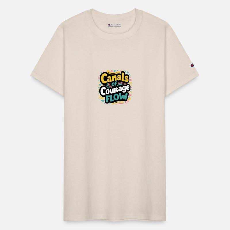 Canals of Courage Flow A Vibrant Art Piece