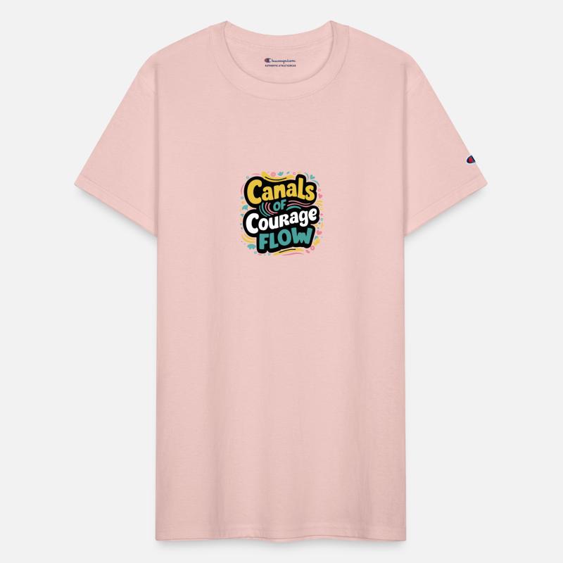 Canals of Courage Flow A Vibrant Art Piece