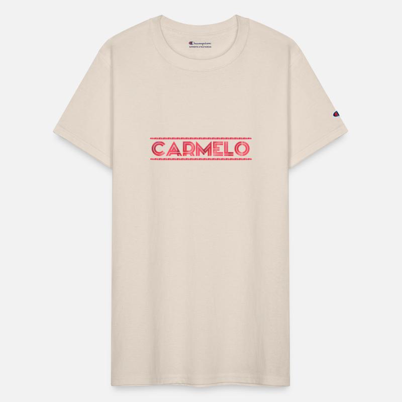 Carmelo red text