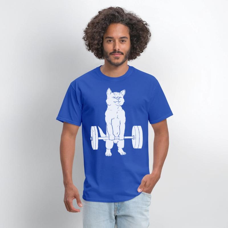 Cat Deadlift Powerlifting lifting T Shirt