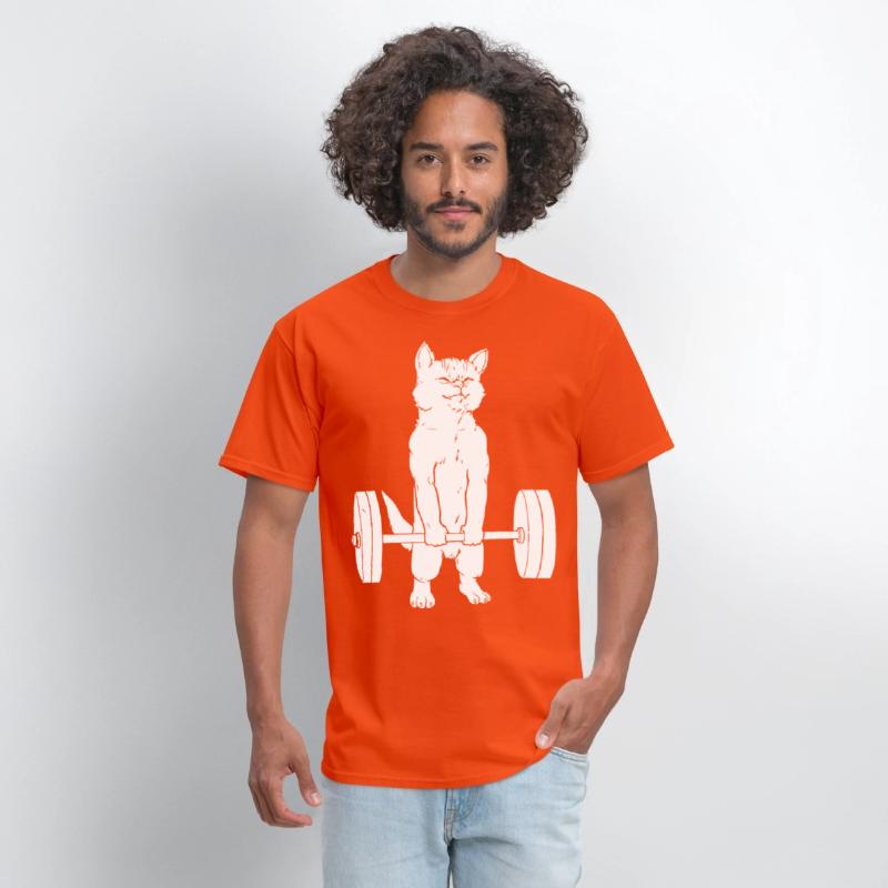 Cat Deadlift Powerlifting lifting T Shirt