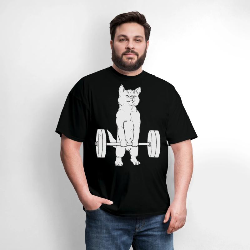 Cat Deadlift Powerlifting lifting T Shirt