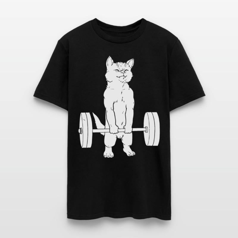 Cat Deadlift Powerlifting lifting T Shirt