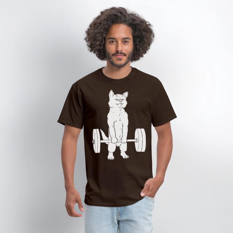 Cat Deadlift Powerlifting lifting T Shirt