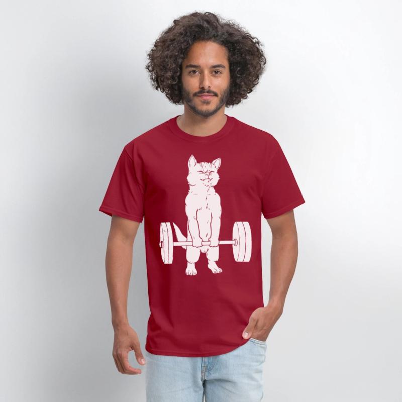 Cat Deadlift Powerlifting lifting T Shirt