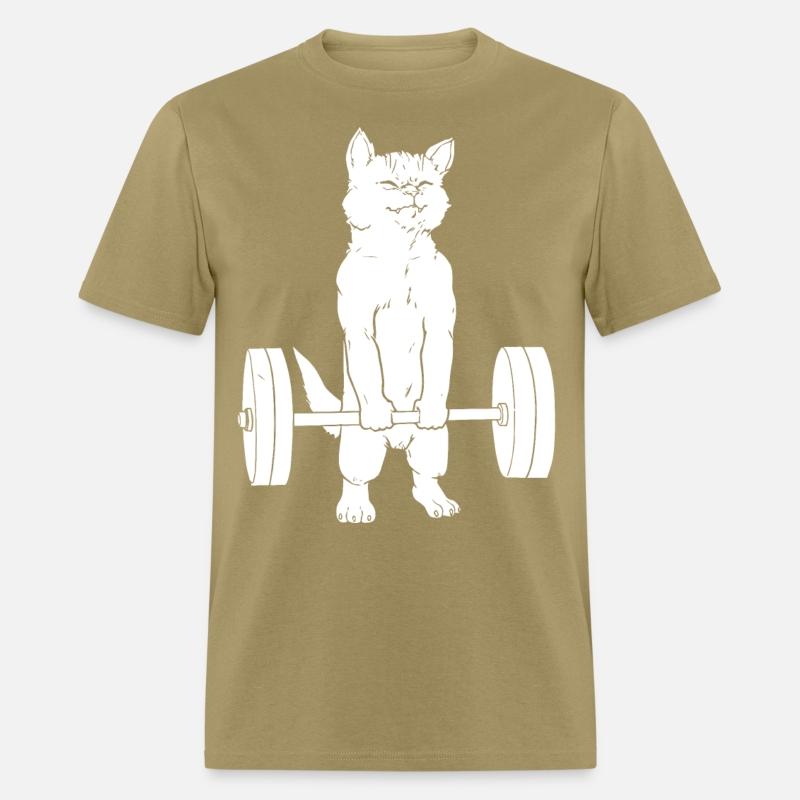 Cat Deadlift Powerlifting lifting T Shirt