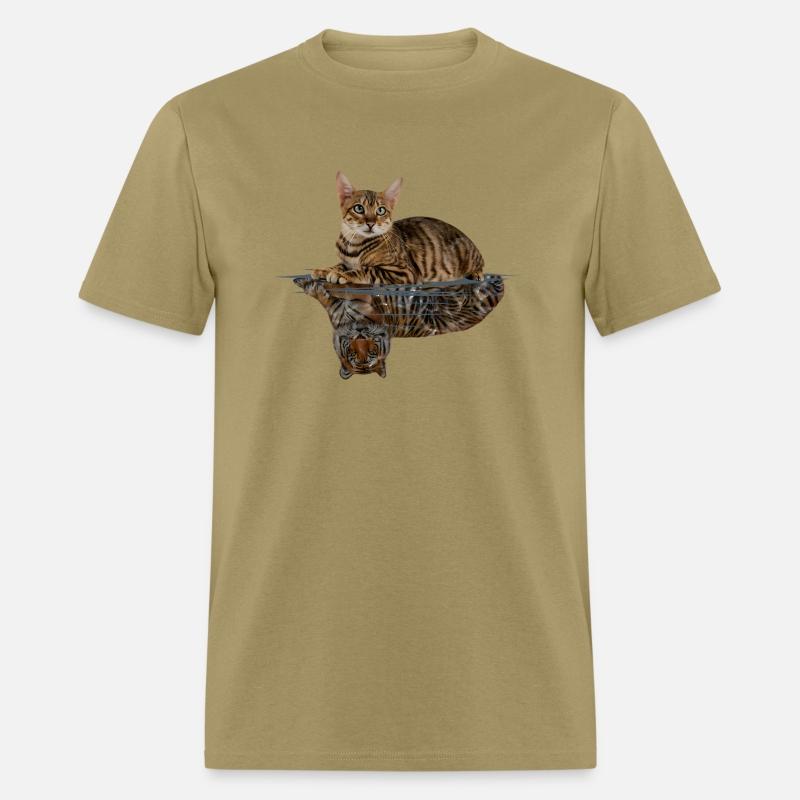 Cat Looking in the Mirror