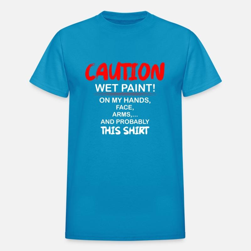 Caution Wet Paint! Professional Painter Job