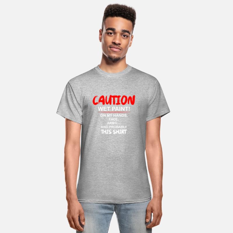 Caution Wet Paint! Professional Painter Job