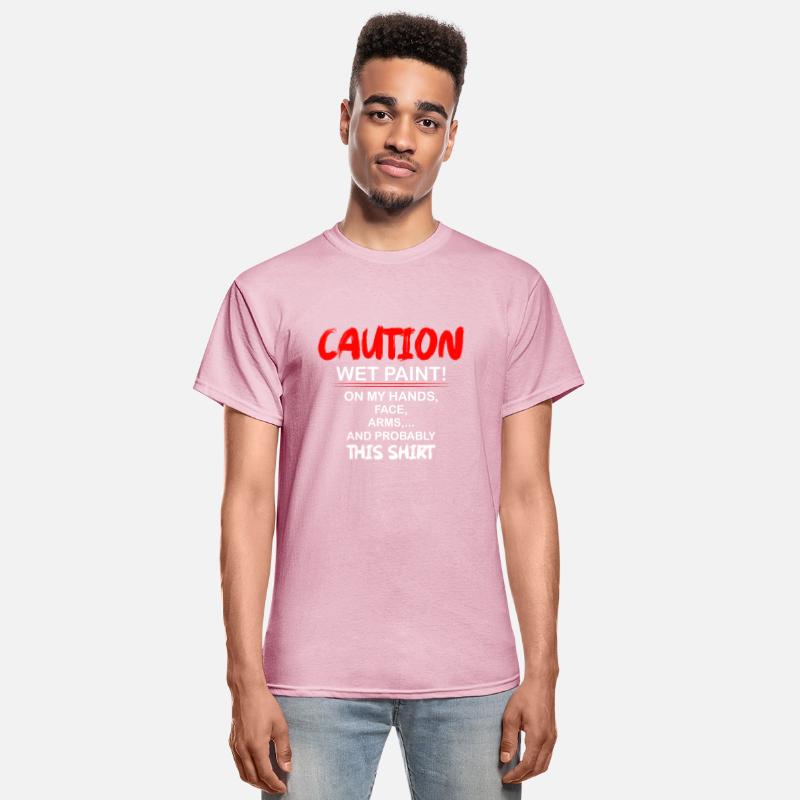 Caution Wet Paint! Professional Painter Job