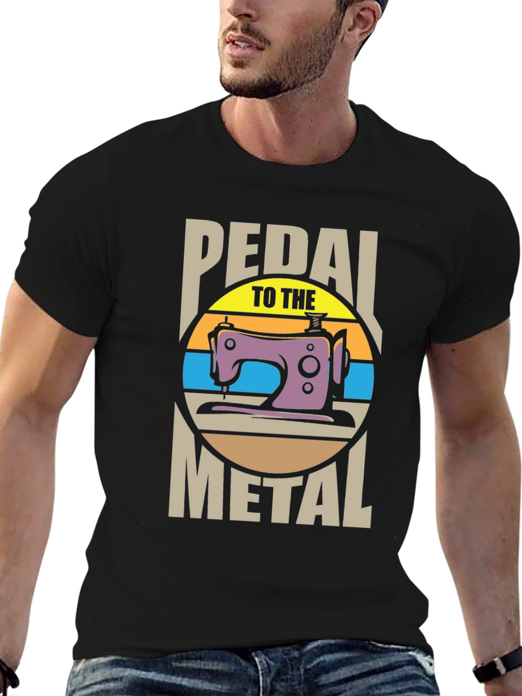 Pedal to the Metal Sewing T-Shirt