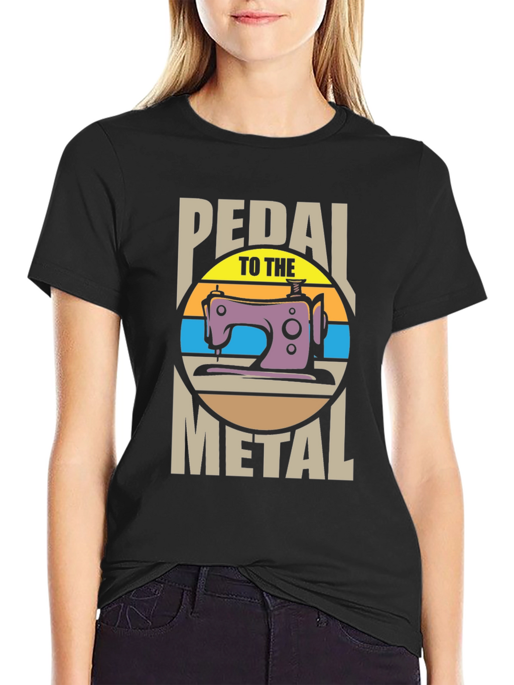 Pedal to the Metal Sewing T-Shirt