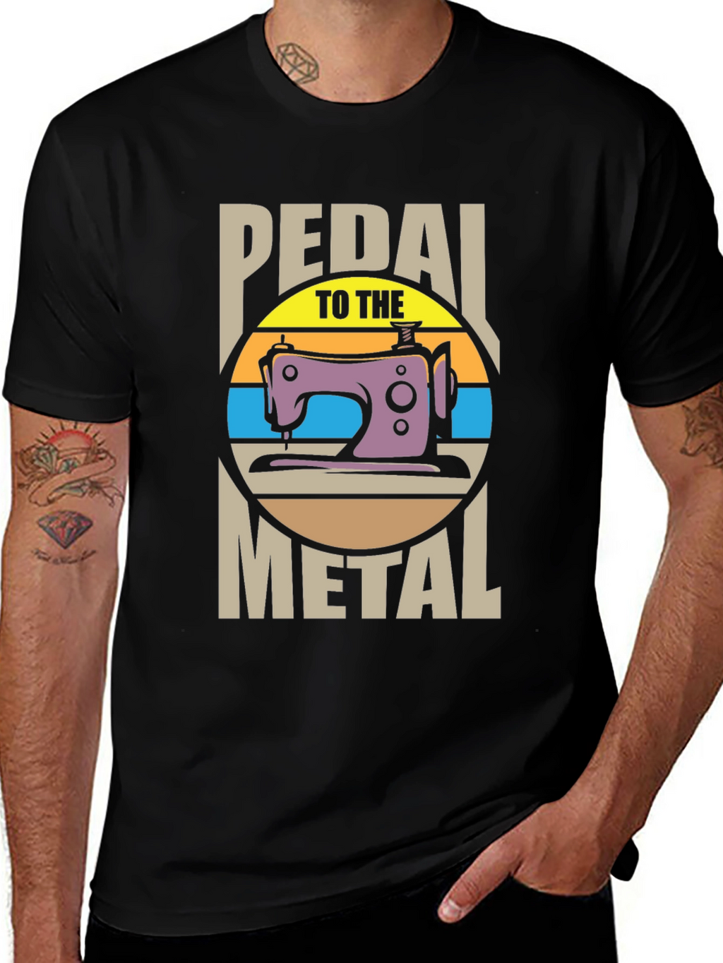 Pedal to the Metal Sewing T-Shirt