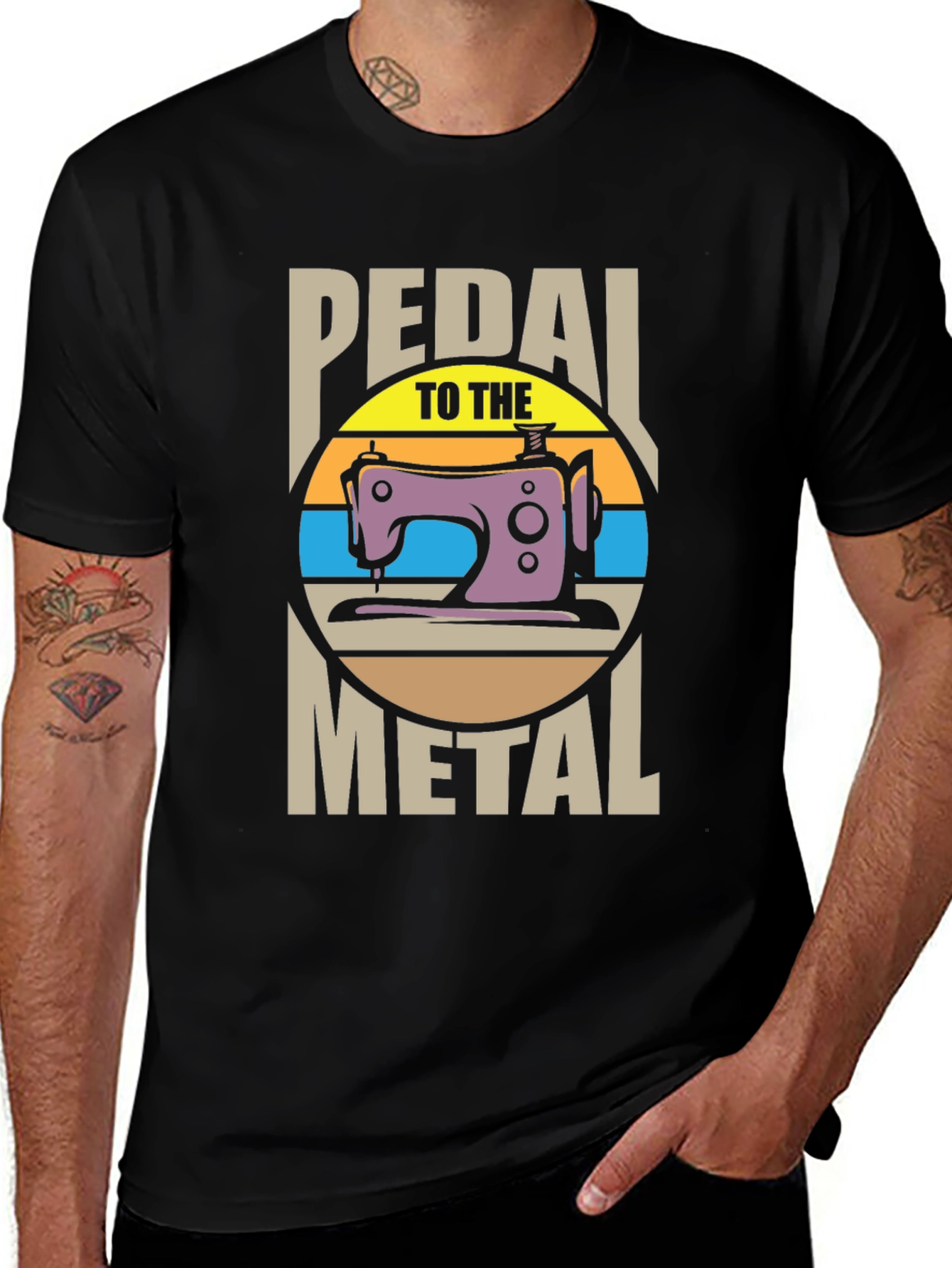 Pedal to the Metal Sewing T-Shirt