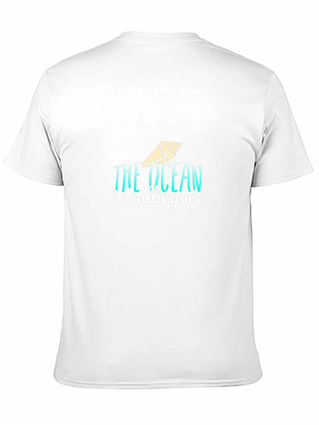 The Ocean is Calling Me Black T-Shirt