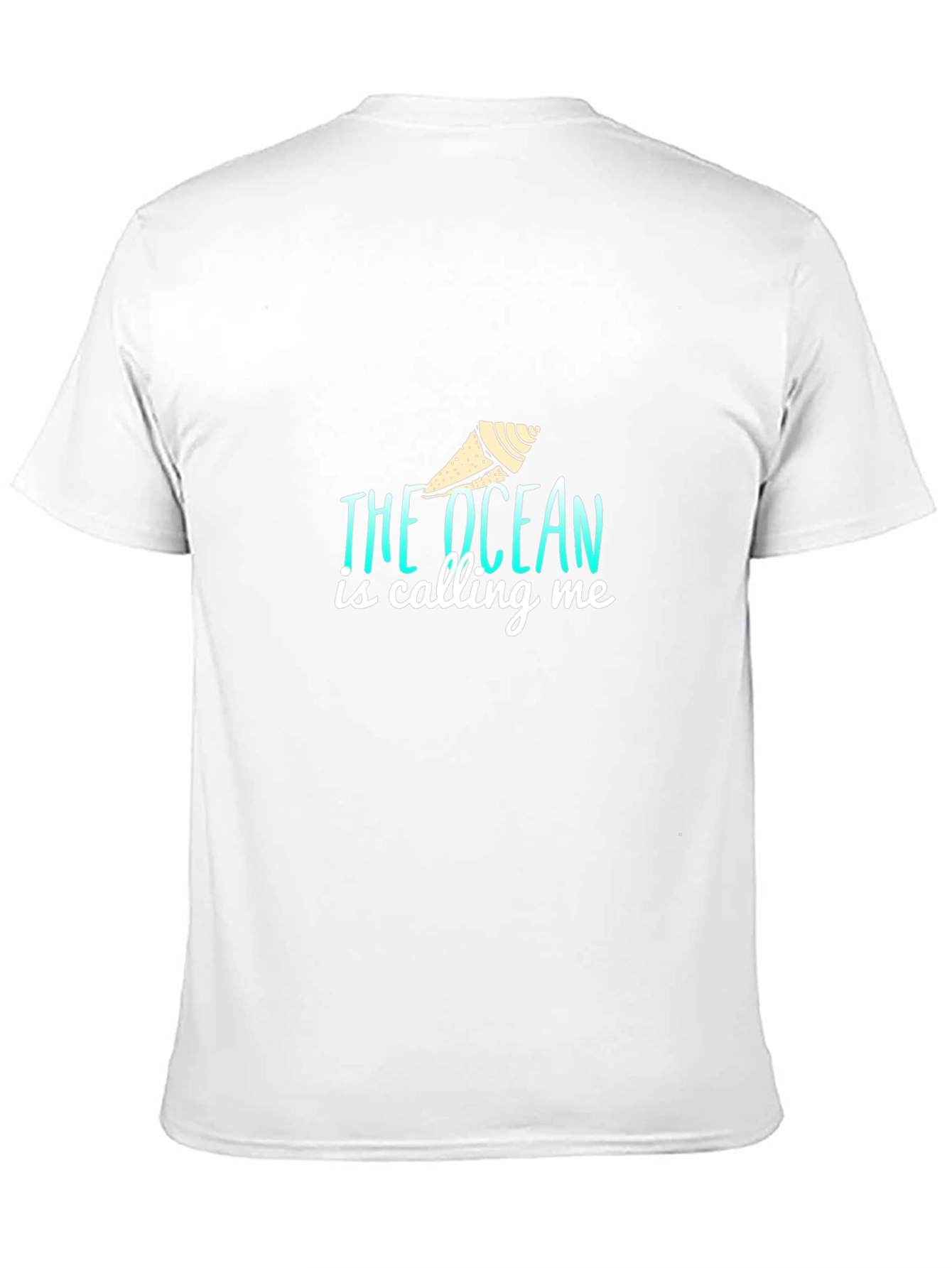 The Ocean is Calling Me Black T-Shirt