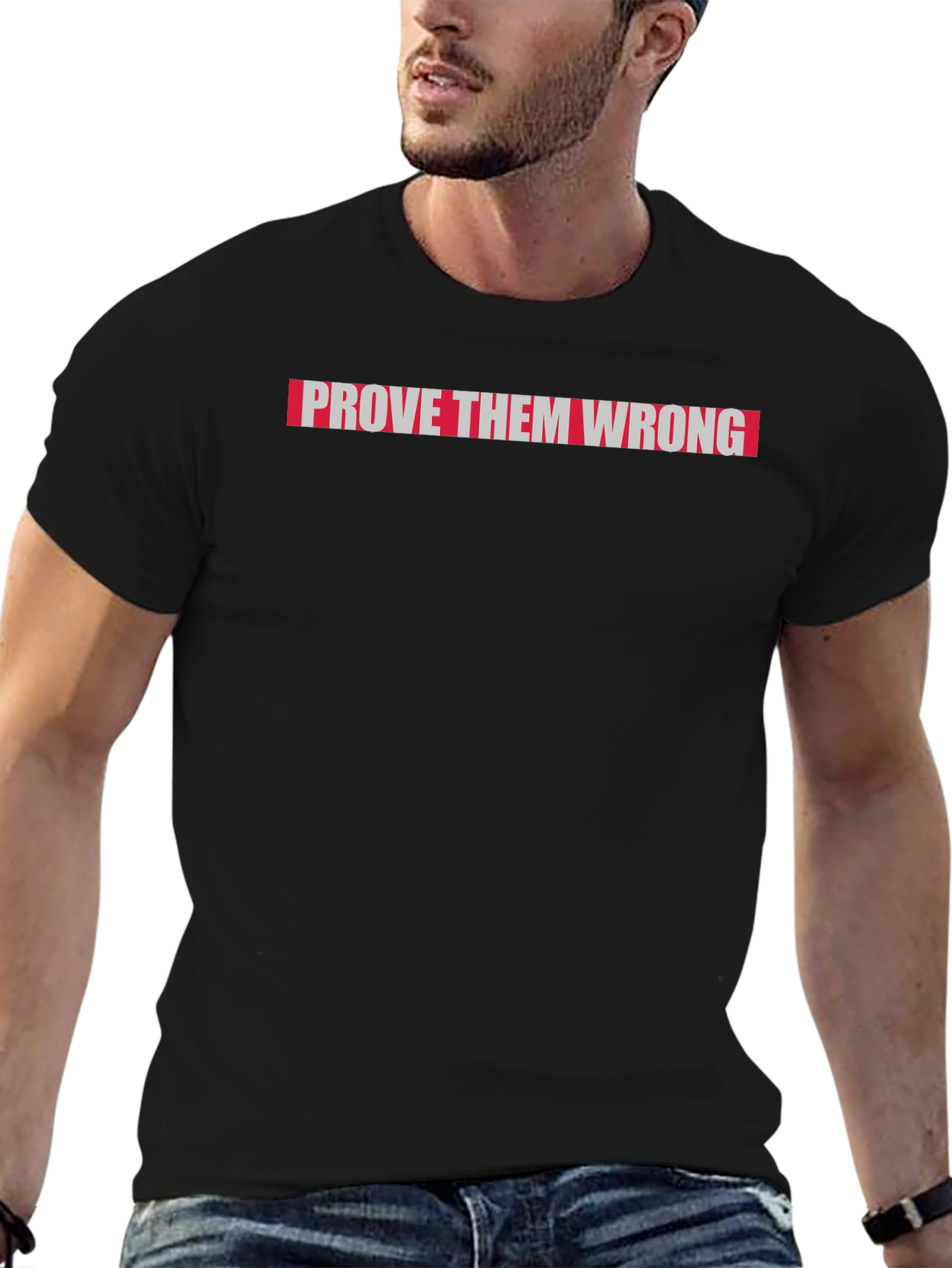 Prove Them Wrong Black Graphic Tee
