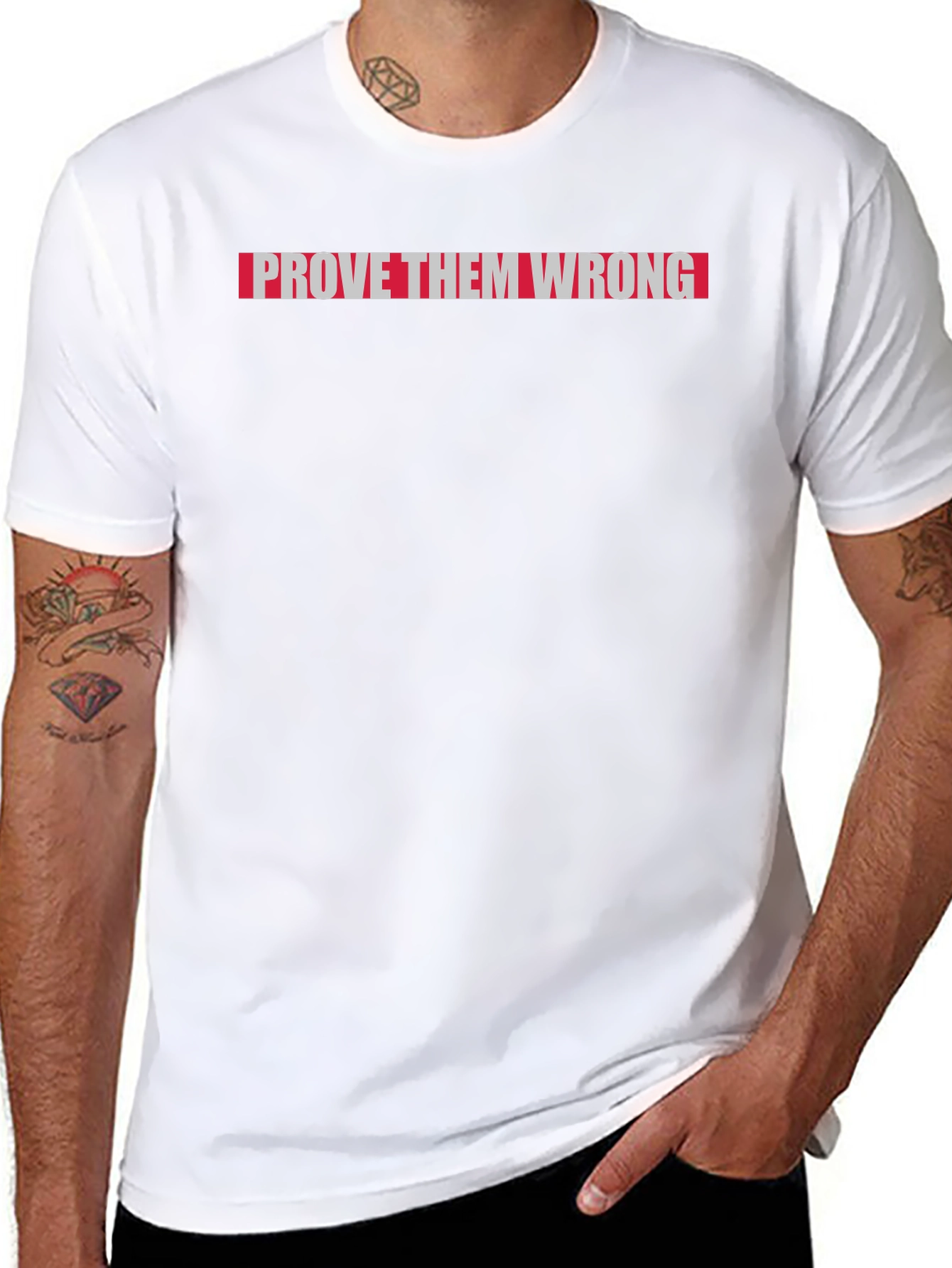 Prove Them Wrong Black Graphic Tee