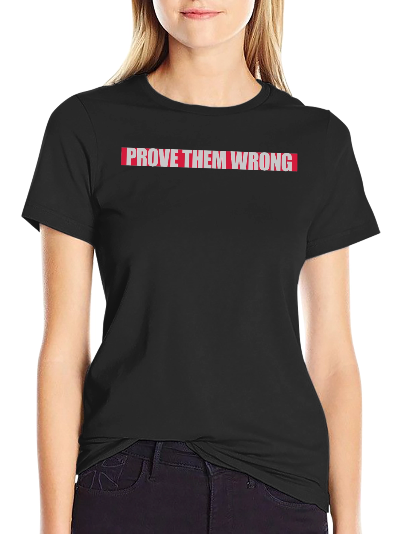 Prove Them Wrong Black Graphic Tee