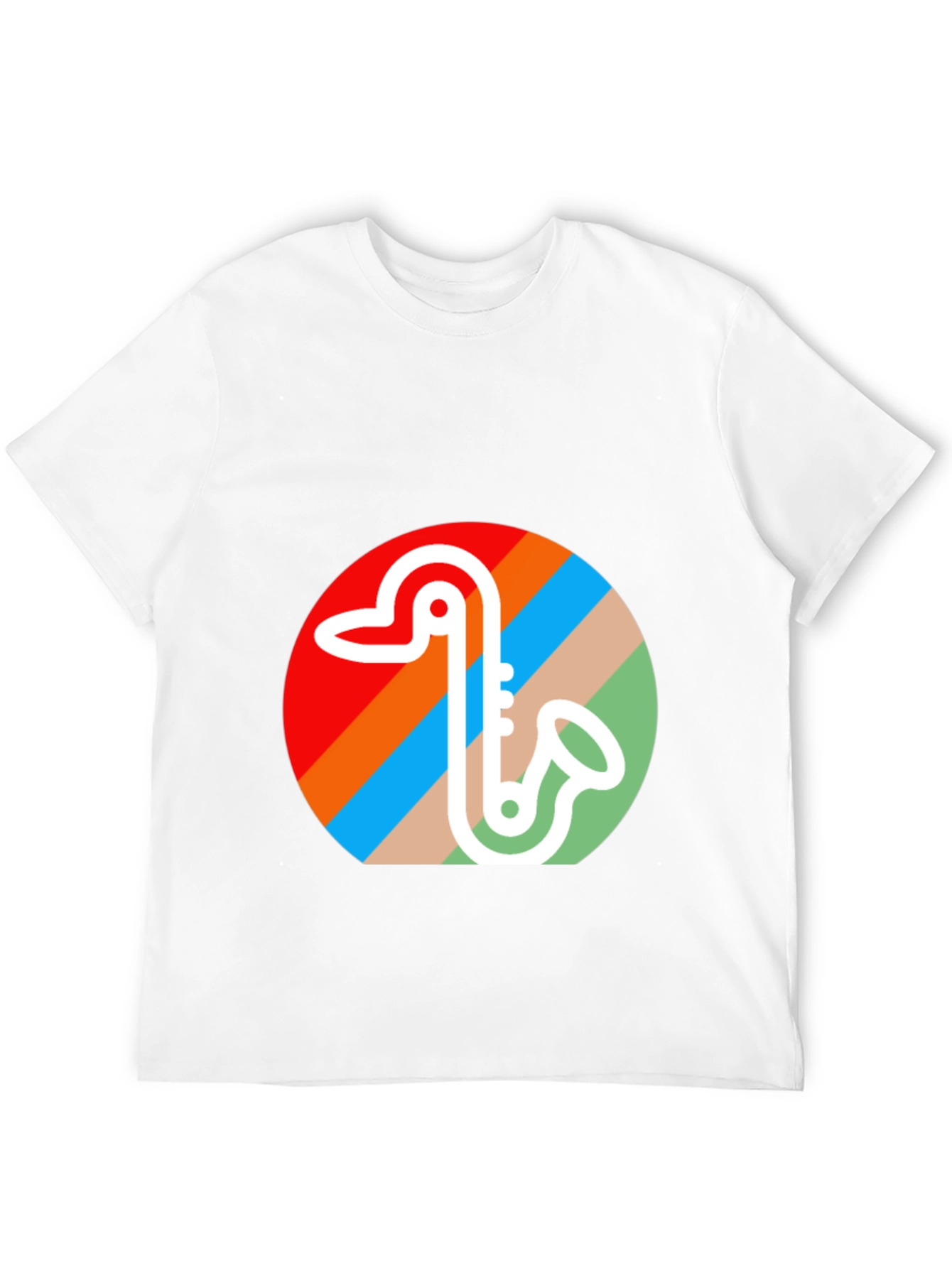 Retro Saxophone Graphic Tee