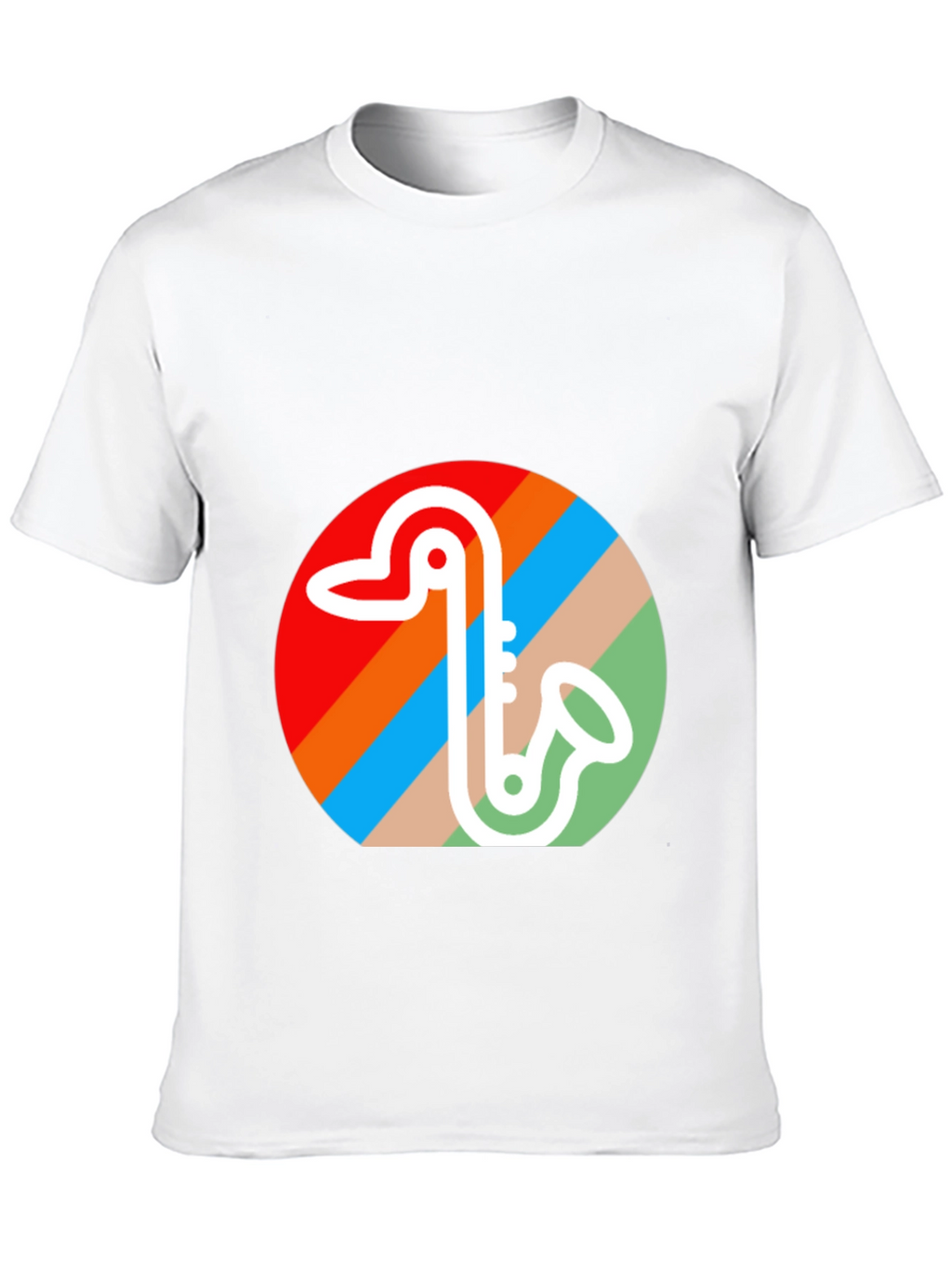 Retro Saxophone Graphic Tee