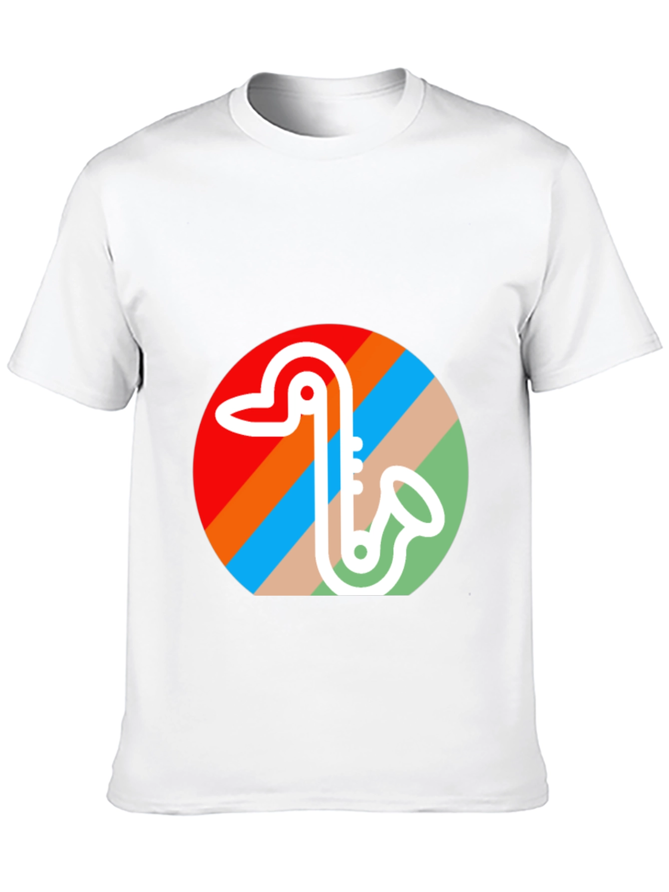 Retro Saxophone Graphic Tee