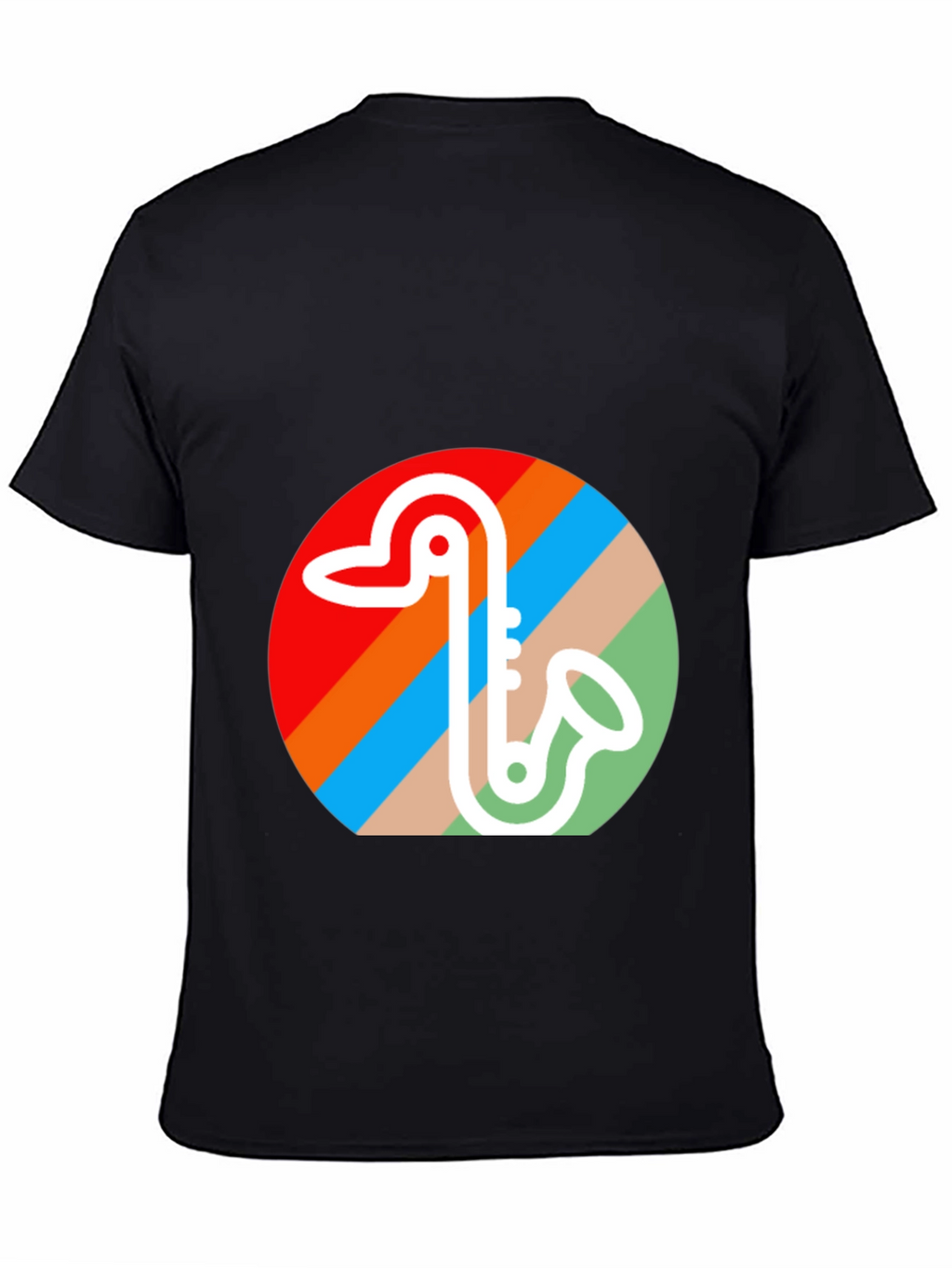 Retro Saxophone Graphic Tee