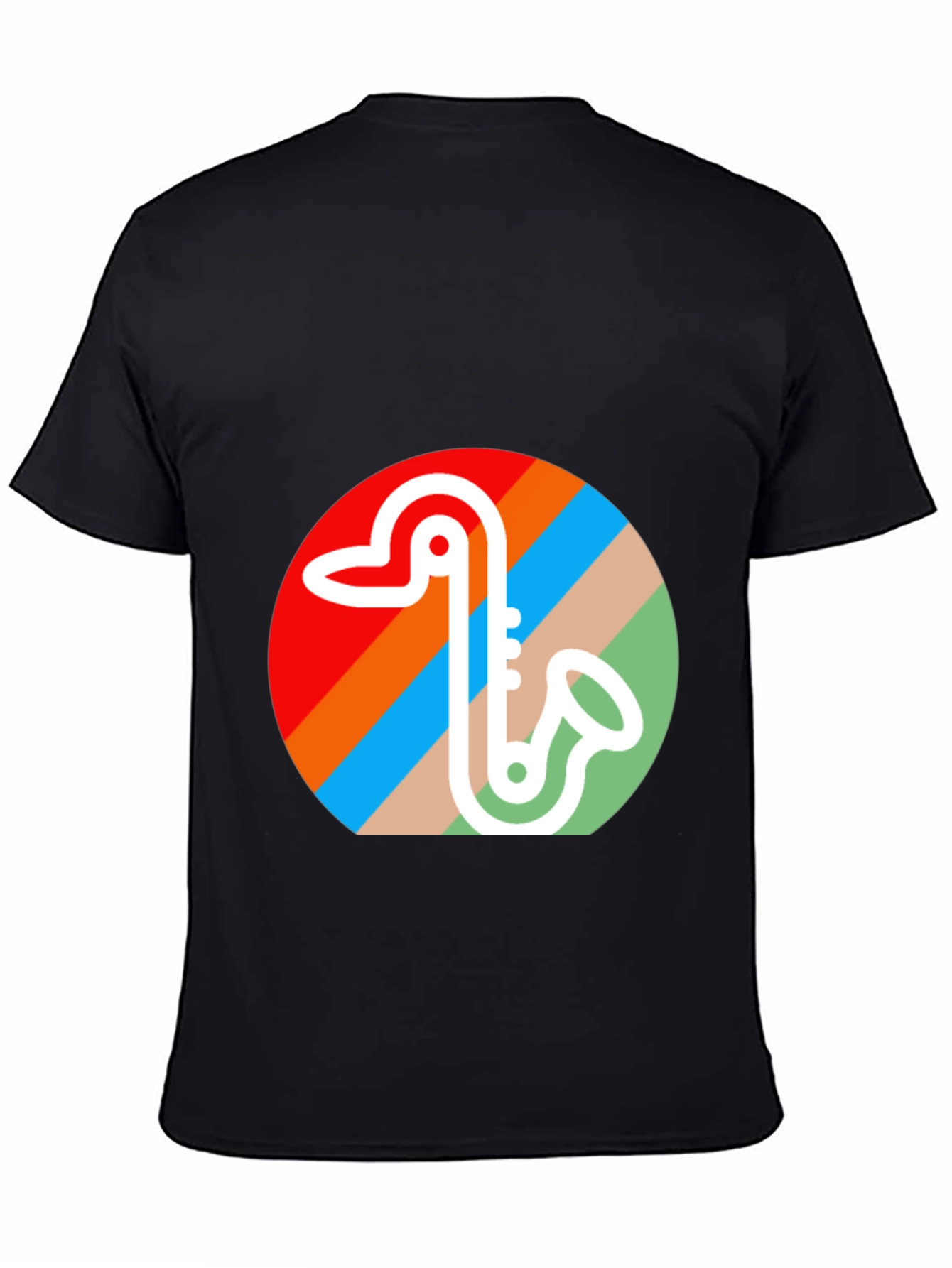 Retro Saxophone Graphic Tee