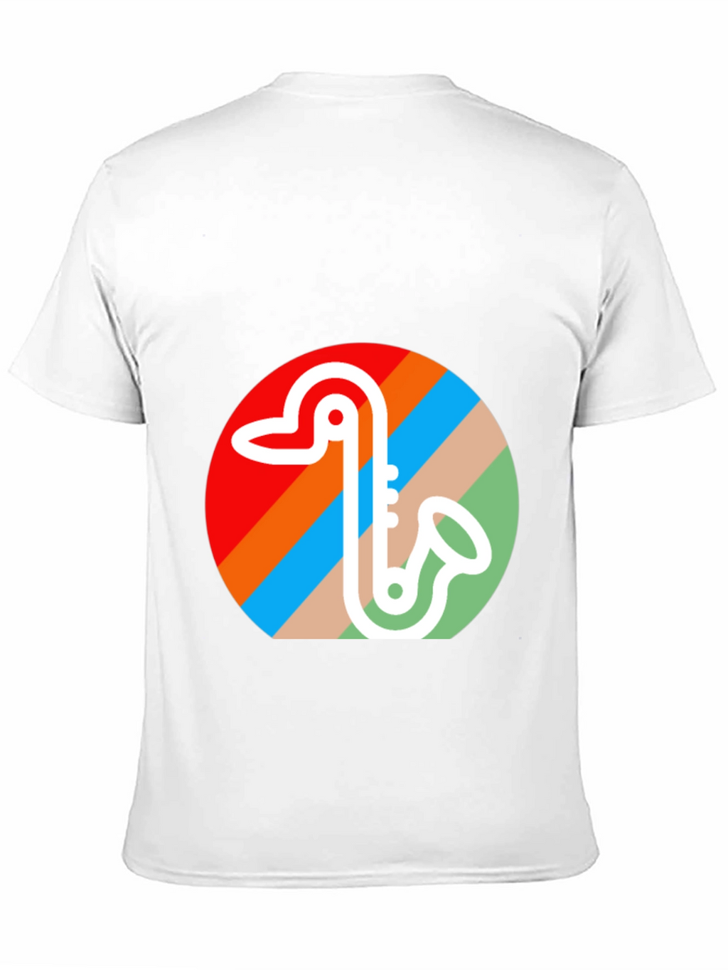 Retro Saxophone Graphic Tee