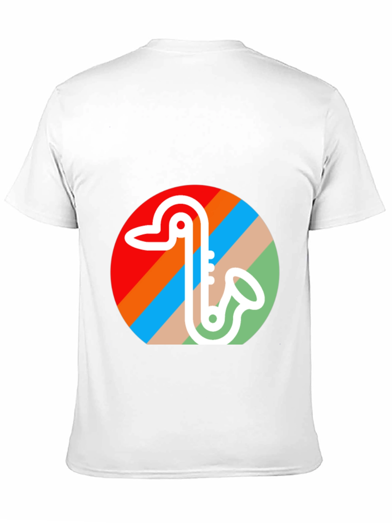 Retro Saxophone Graphic Tee