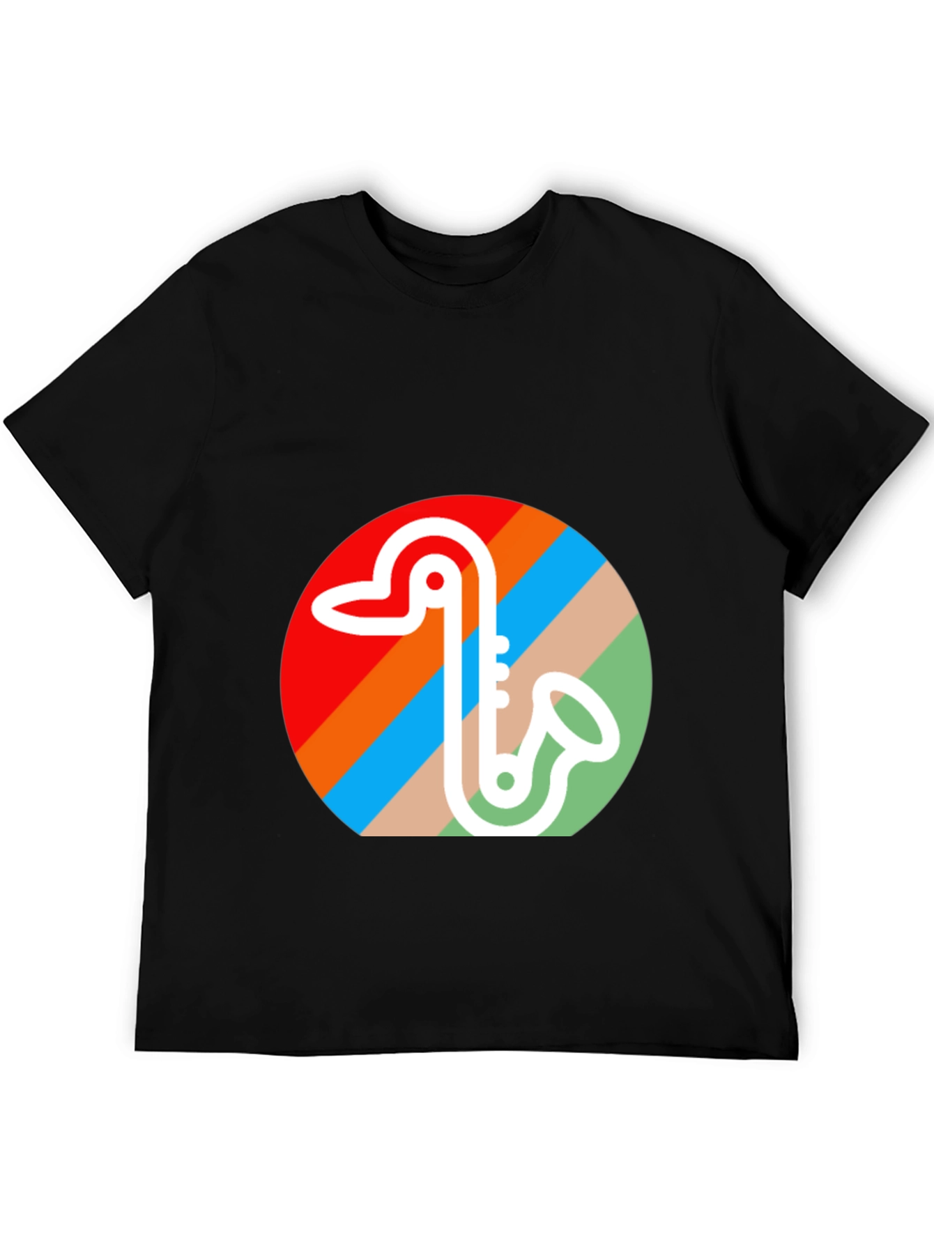 Retro Saxophone Graphic Tee