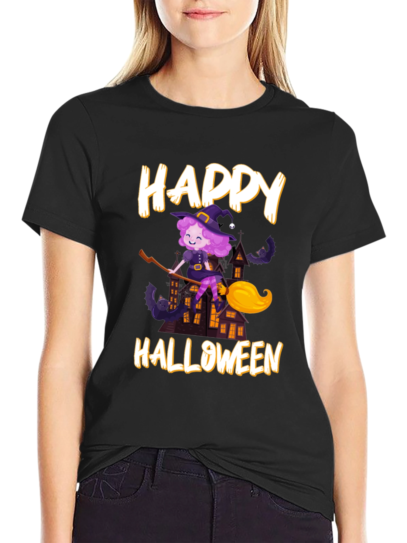 Happy Halloween Witch T-Shirt