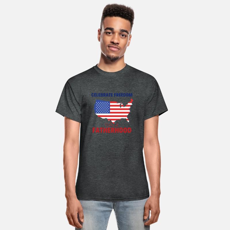 Celebrate Freedom and Fatherhood with flag America