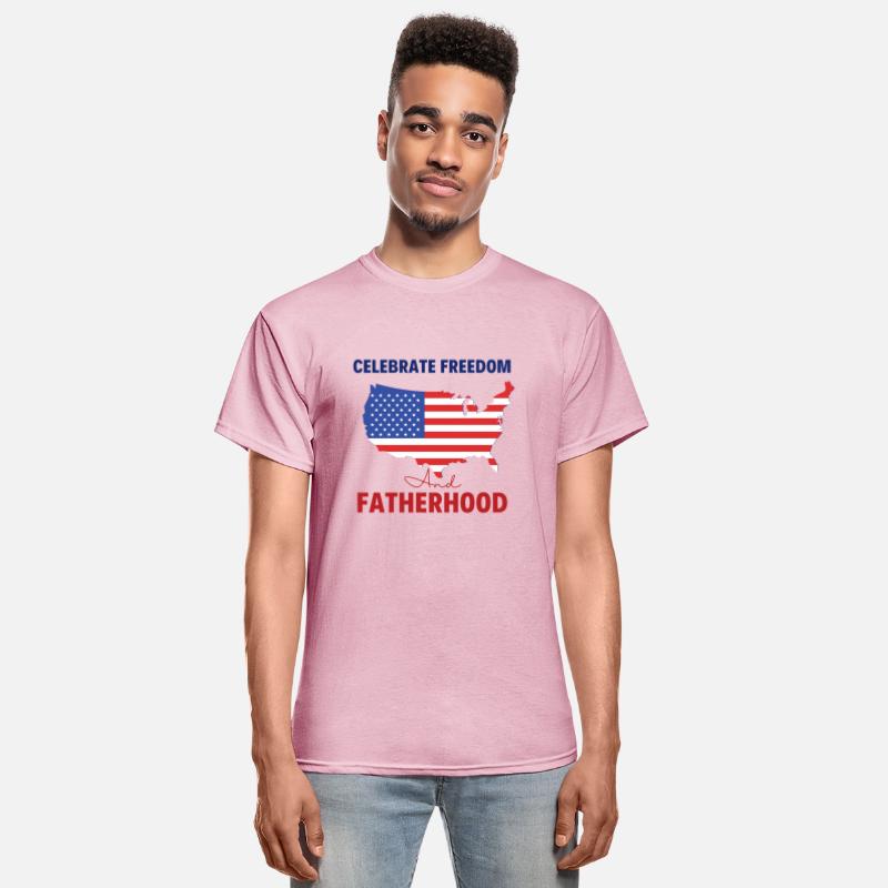 Celebrate Freedom and Fatherhood with flag America